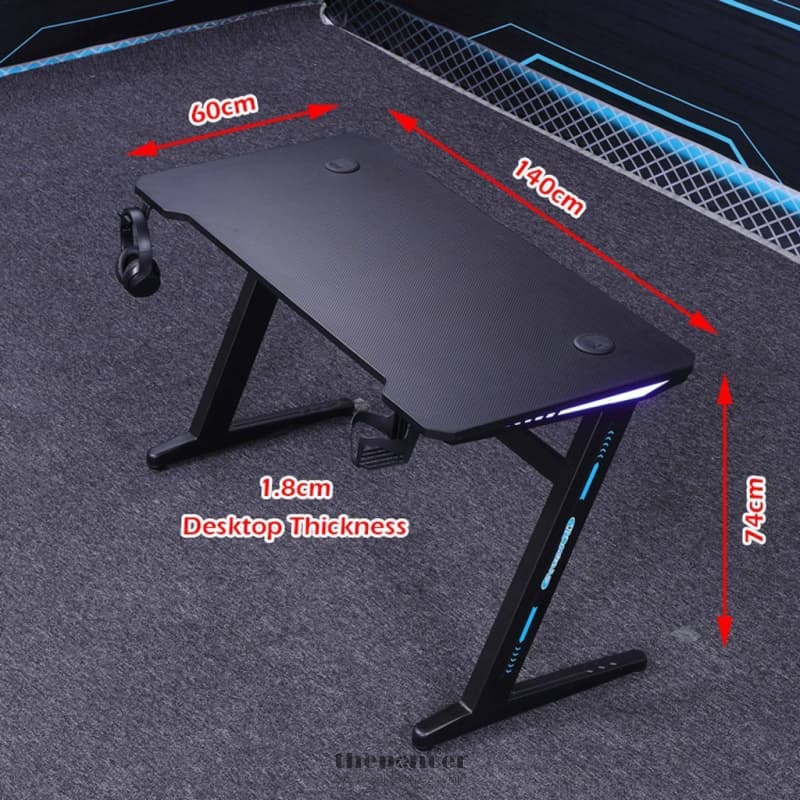 120CM GAMING DESK DESKTOP PC COMPUTER DESKS RACING TABLE