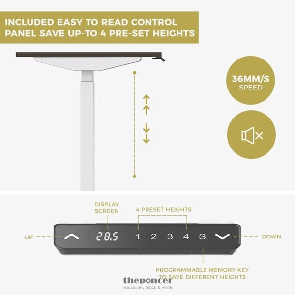 160CM STANDING DESK HEIGHT ADJUSTABLE SIT STAND MOTORISED