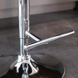 2X HEIGHT ADJUSTABLE SWIVEL BAR STOOL VELVET STUDS BARSTOOL