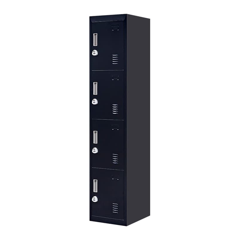 4-DOOR VERTICAL LOCKER FOR OFFICE GYM SHED SCHOOL HOME