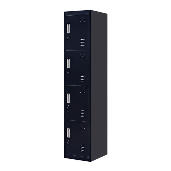 4-DOOR VERTICAL LOCKER FOR OFFICE GYM SHED SCHOOL HOME