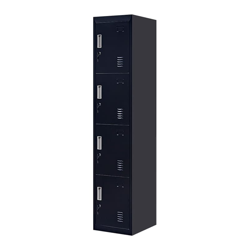 4-DOOR VERTICAL LOCKER FOR OFFICE GYM SHED SCHOOL HOME