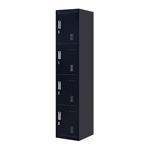 4-DOOR VERTICAL LOCKER FOR OFFICE GYM SHED SCHOOL HOME