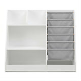 Keezi Kids Bookshelf Wood Bookcase Toddler Toys Storage Rack Display Shelves
