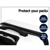 Wanderlite 2Set 20-28 Inch Luggage with TSA Lock Spinner Travel Suitcase Carry On Hard Shell Luggage Case White