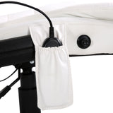 Artiss 8 Point Massage Office Chair Heated Seat Recliner PU White