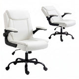 Artiss Executive Office Chair Mid Back White