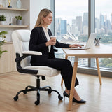 Artiss Executive Office Chair Mid Back White