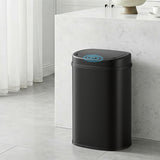 Devanti 50L Sensor Bin Motion Rubbish Automatic Black