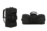 3-in-1 Duffle Bag Messenger Pack Military Tactical Backpack -Black