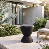 Garden Ice Cooler Table (Black)