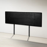 PU Leather Queen Bed Headboard Bedhead - Black