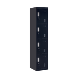 4-Door Vertical Locker for Office Gym Shed School Home Storage
