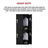 Four-Door Office Gym Shed Storage Locker