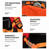 40L Black Lightweight Outdoor Hiking Backpack with Detachable Suspended Frame & Rain Cover - Waterproof Travel Daypack, Multi-Pocket Storage and Gear Attachments for Trekking Camping Cycling Adventures