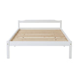Artiss Bed Frame Double Size Wooden White LEXI