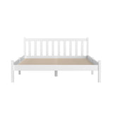 Artiss Bed Frame Double Size Wooden White SOFIE