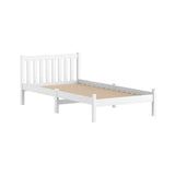 Artiss Bed Frame King Single Size Wooden White SOFIE