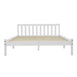Artiss Bed Frame Queen Size Wooden White SOFIE