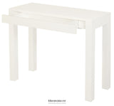 AMSTERDAM 1 DRAWER SOFA TABLE (WHITE)