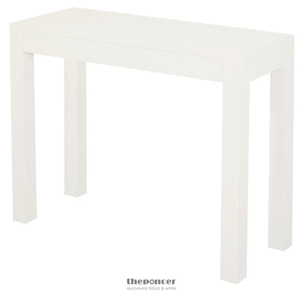 AMSTERDAM 1 DRAWER SOFA TABLE (WHITE)