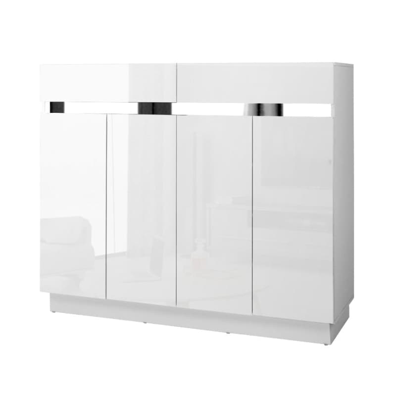 ARTISS 120CM SHOE CABINET SHOES STORAGE RACK HIGH GLOSS