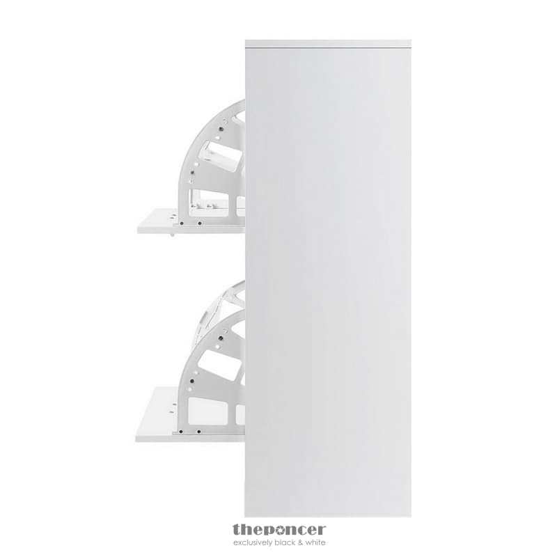 ARTISS 2 DOOR SHOE CABINET - WHITE