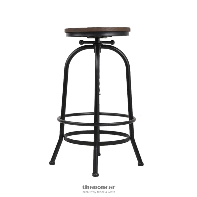 ARTISS 2X BAR STOOLS ADJUSTABLE WOOD CHAIRS