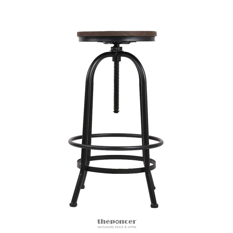 ARTISS 2X BAR STOOLS ADJUSTABLE WOOD CHAIRS