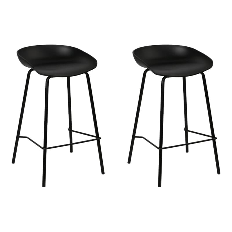 ARTISS 2X BAR STOOLS KITCHEN COUNTER STOOLS METAL