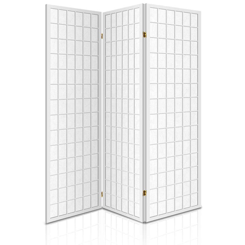 ARTISS 3 PANEL ROOM DIVIDER SCREEN 131X179CM WHITE