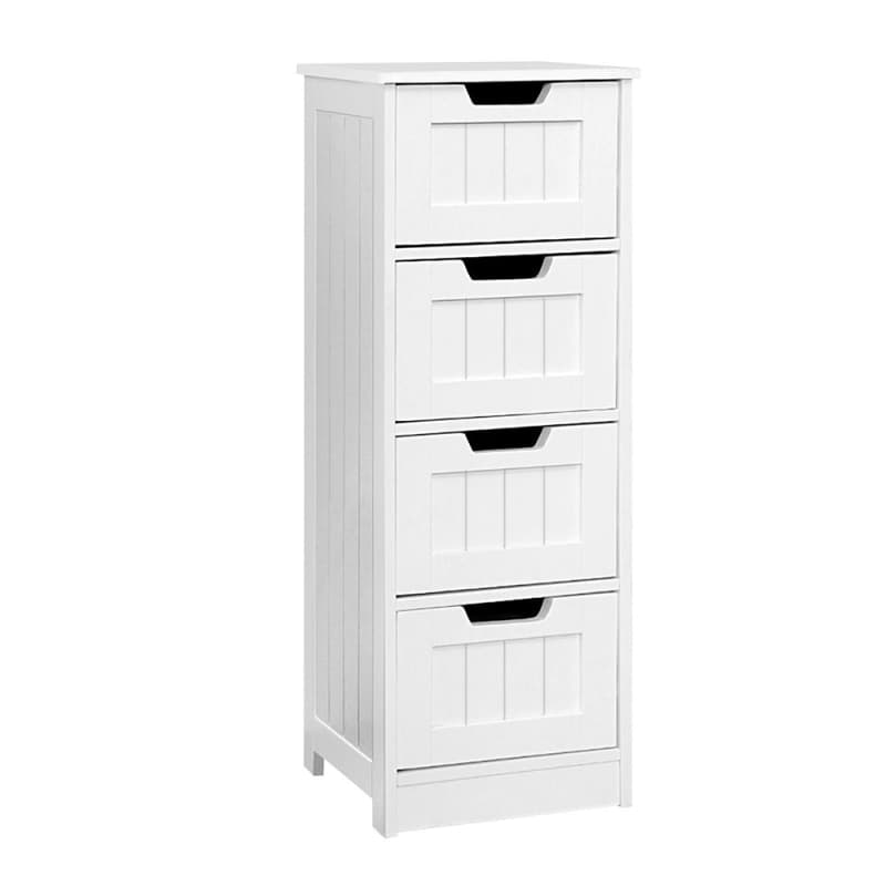 ARTISS 4 CHEST OF DRAWERS - LEESA WHITE