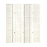 ARTISS 4 PANEL ROOM DIVIDER SCREEN 176X179CM NOVA WHITE