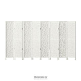 ARTISS 8 PANEL ROOM DIVIDER SCREEN 325X170CM CLOVER WHITE