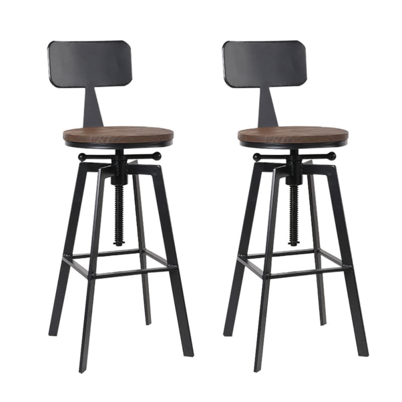 ARTISS BAR STOOLS KITCHEN COUNTER CHAIRS VINTAGE METAL