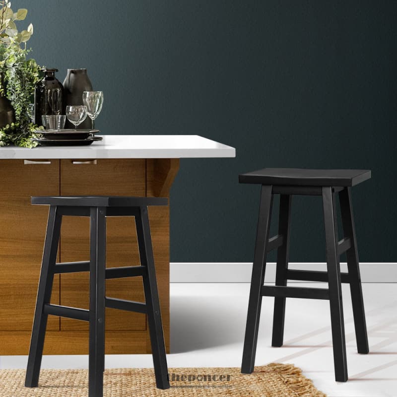 ARTISS BAR STOOLS KITCHEN COUNTER STOOLS WOODEN CHAIRS