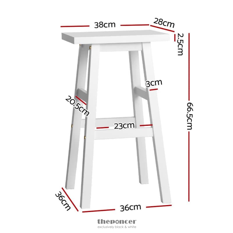 ARTISS BAR STOOLS KITCHEN COUNTER STOOLS WOODEN CHAIRS