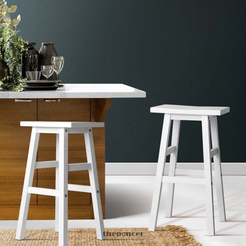 ARTISS BAR STOOLS KITCHEN COUNTER STOOLS WOODEN CHAIRS