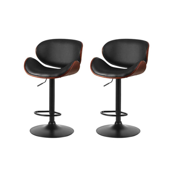 ARTISS BAR STOOLS KITCHEN LEATHER BARSTOOLS SWIVEL GAS LIFT
