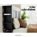 ARTISS BED FRAME DOUBLE SIZE BED HEAD WITH SHELVES