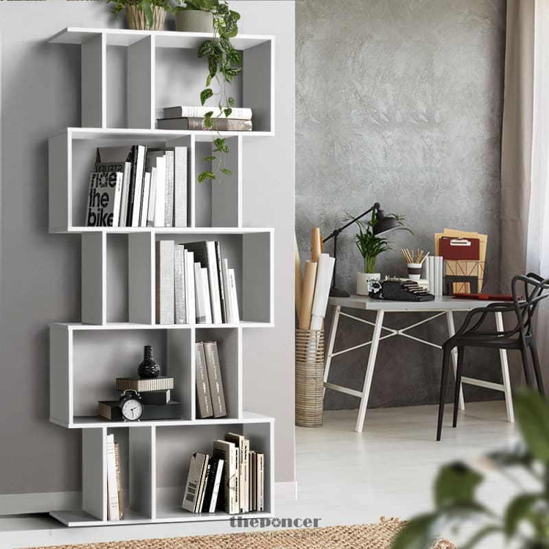 ARTISS BOOKSHELF 5 TIERS - RITA WHITE