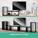 ARTISS BOOKSHELF L SHAPE DIY - BLACK