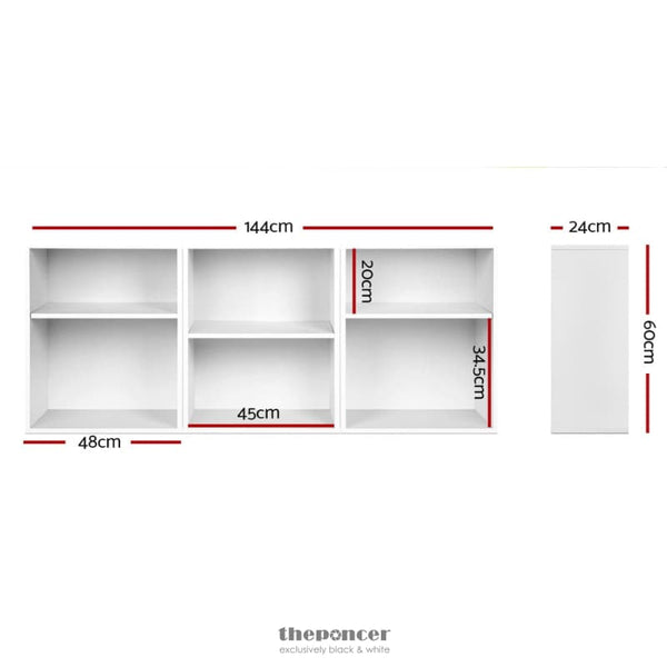 ARTISS BOOKSHELF SET OF 3 - VENA WHITE