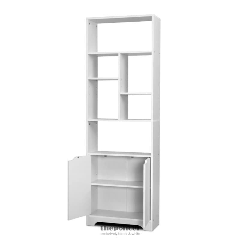 ARTISS BOOKSHELF WITH CABINET - GINA WHITE