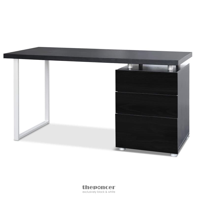 ARTISS COMPUTER DESK DRAWER BLACK 140CM