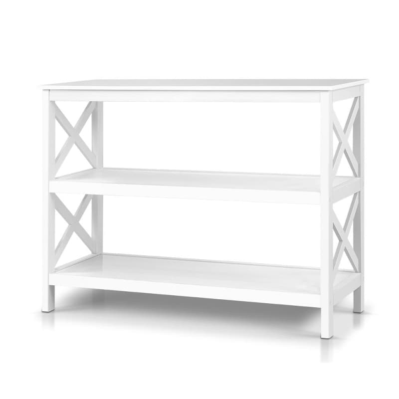 ARTISS CONSOLE TABLE 3 - TIER WHITE POLLY