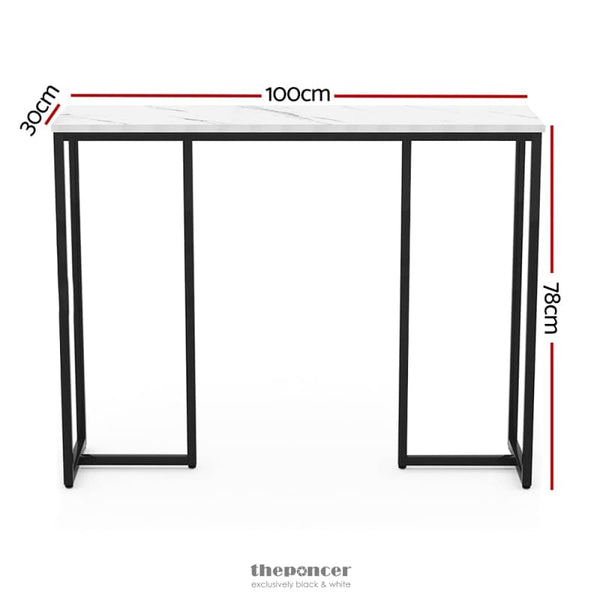 ARTISS CONSOLE TABLE MARBLE EFFECT FRENISHA