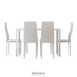 ARTISS DINING CHAIRS AND TABLE DINING SET 6 CHAIR SET OF 7