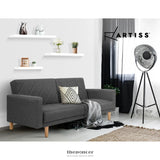 ARTISS FLOATING WALL SHELF SET OF 3 WHITE
