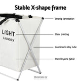 ARTISS LAUNDRY BASKET HAMPER LARGE FOLDABLE WASHING CLOTHES